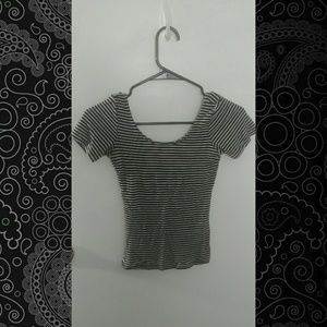 Striped short sleeve